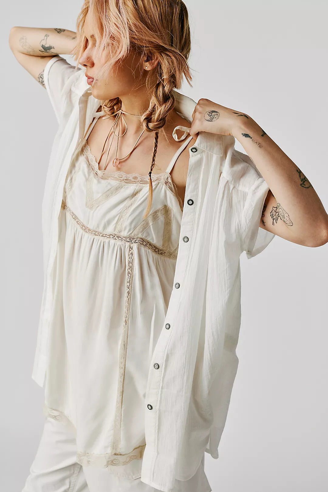 Free People | Just Float On Flare | White