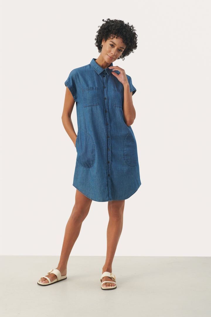 ELLENA DENIM DRESS - PART TWO