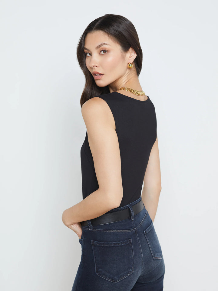 KAELI SQUARE NECK TANK - L'AGENCE