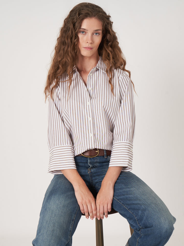 RELAXED STRIPE SHIRT - REPEAT