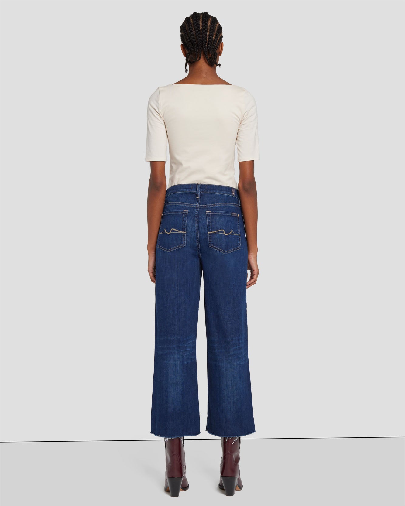 7 for all mankind capri sale jeans