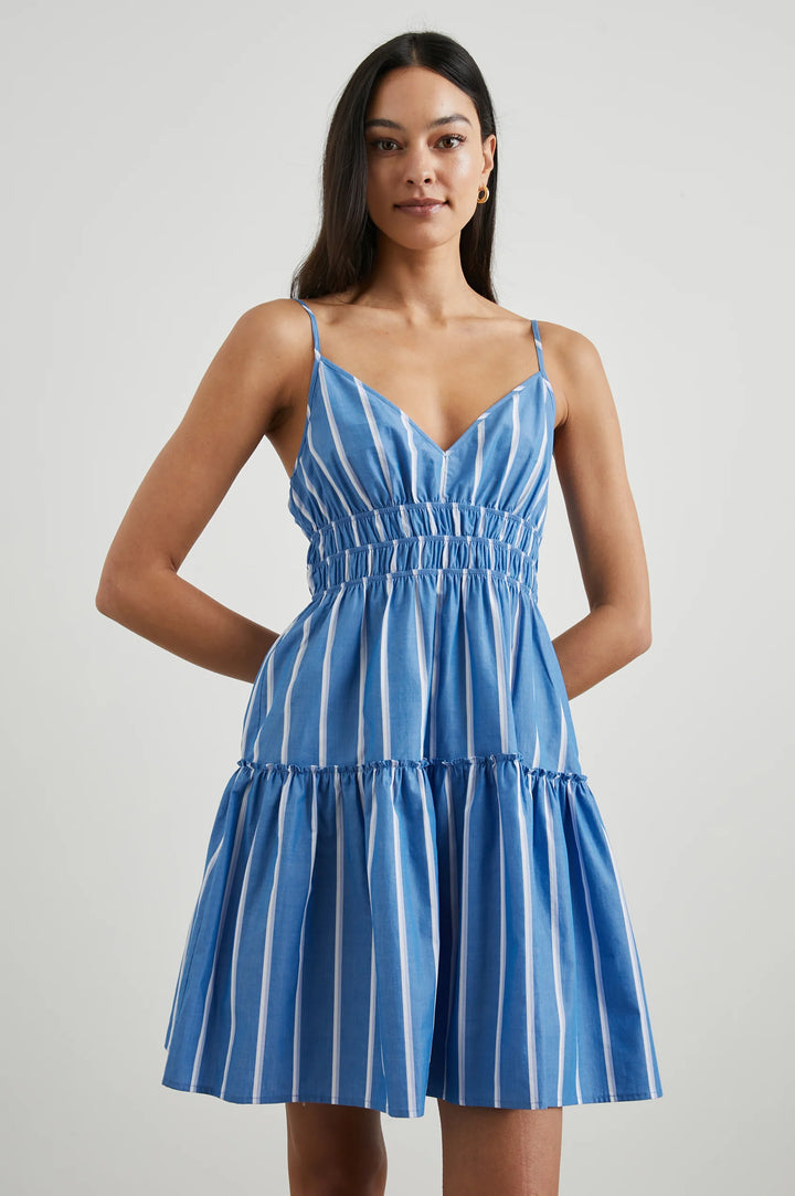 CARMEN DRESS (BOIRO STRIPE) - RAILS