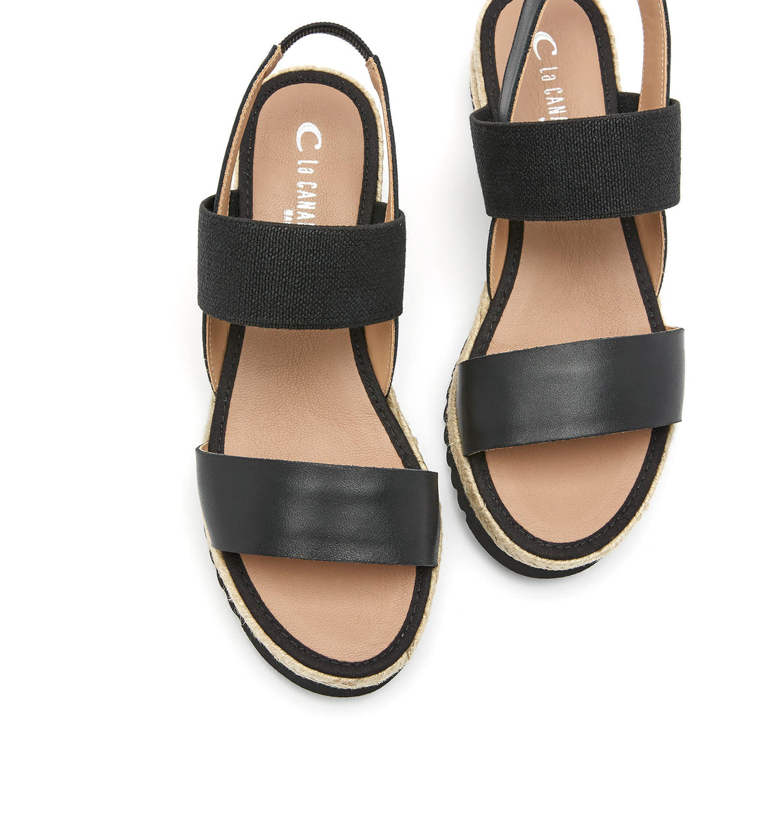 CASABLANCA SANDAL (BLACK) - LA CANADIENNE