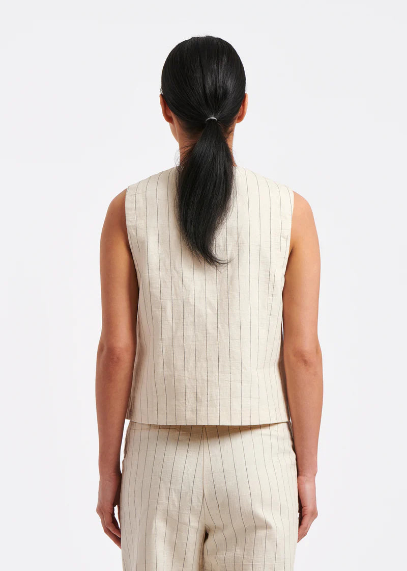 BEJA STRIPED VEST - HUMILITY