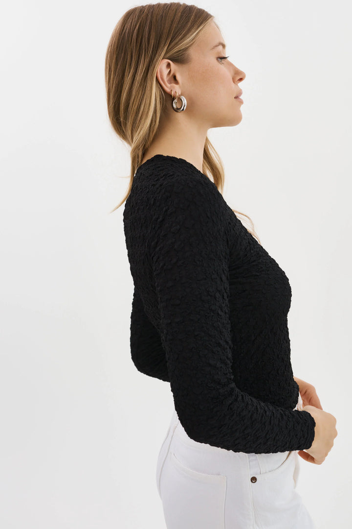 NANDRA TOP (BLACK) - LAMARQUE