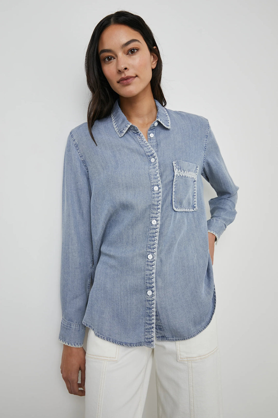 SAYA TENCEL SHIRT - RAILS