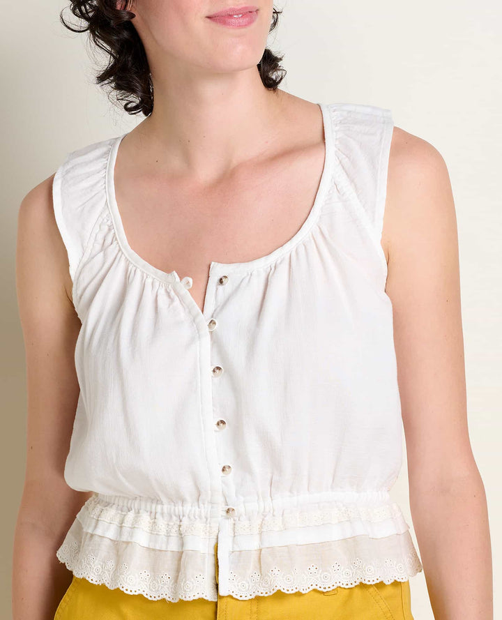 MANZANA RUFFLE TANK - TOAD&CO