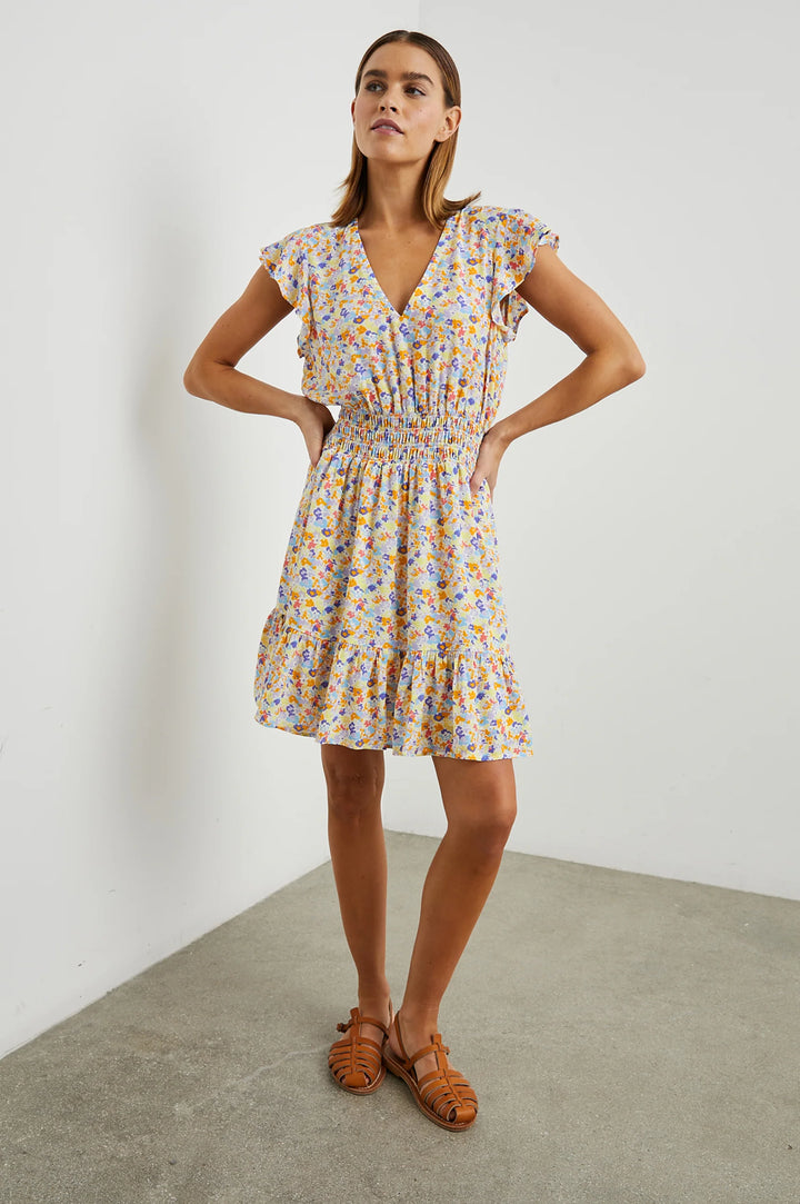 TARA DRESS (PAPAYA FLOWERS) - RAILS