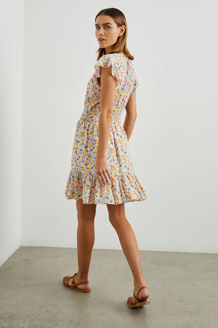 TARA DRESS (PAPAYA FLOWERS) - RAILS