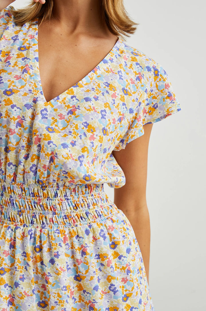 TARA DRESS (PAPAYA FLOWERS) - RAILS