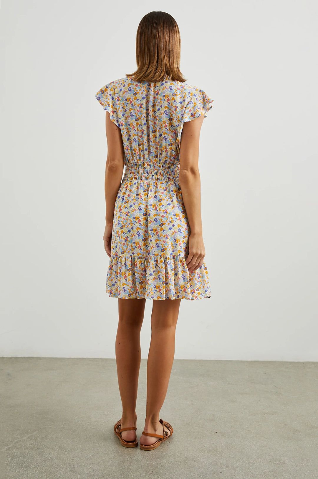 TARA DRESS (PAPAYA FLOWERS) - RAILS