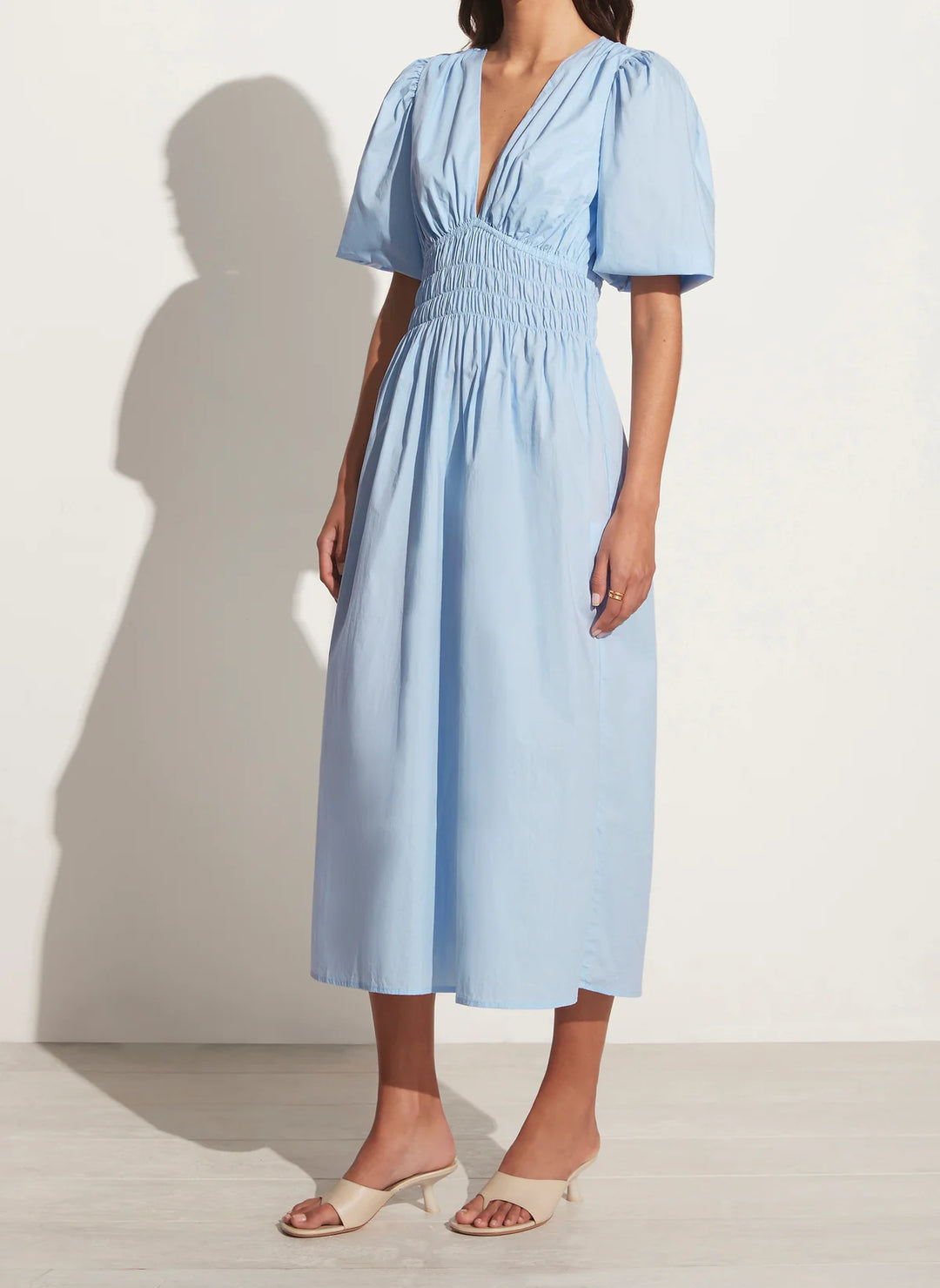 Cornflower blue sale midi dress