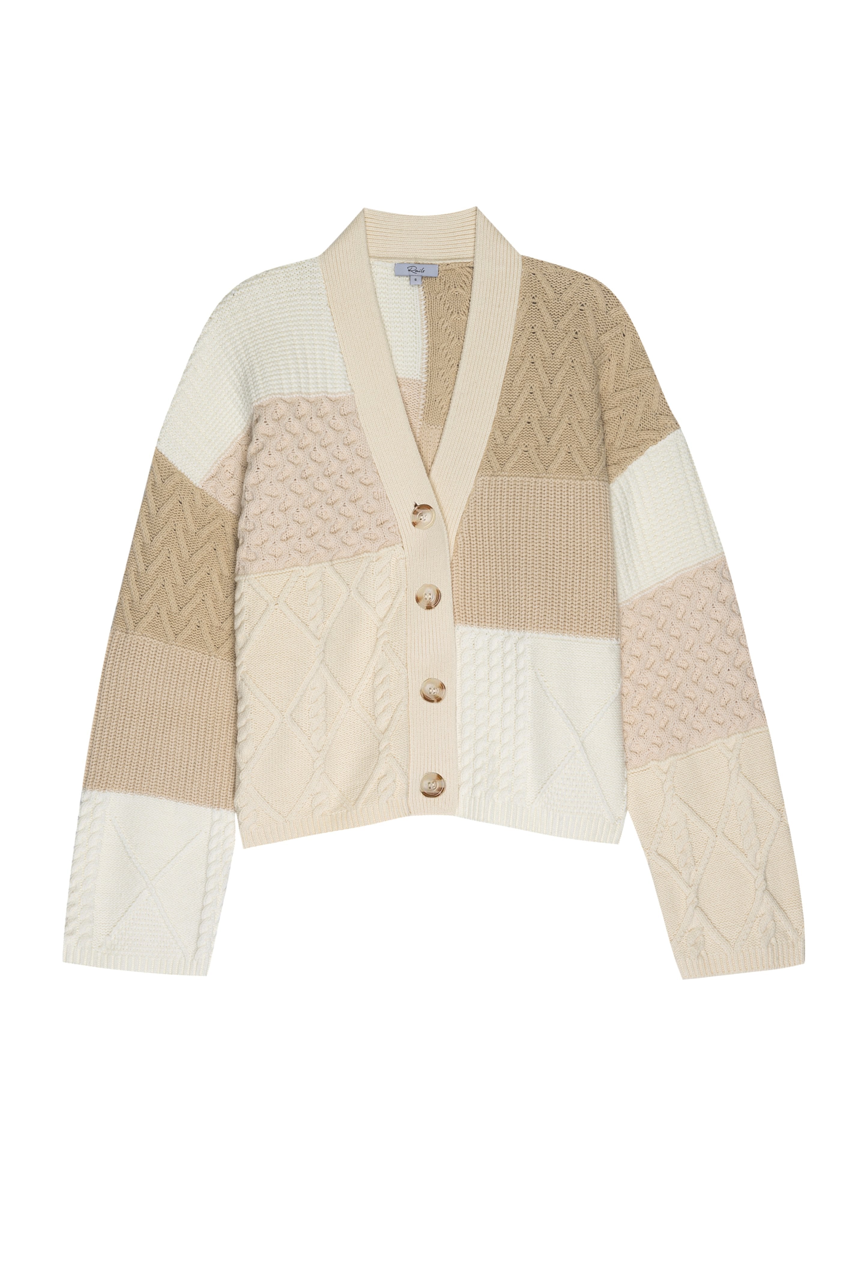 Cos patchwork outlet oversized cardigan