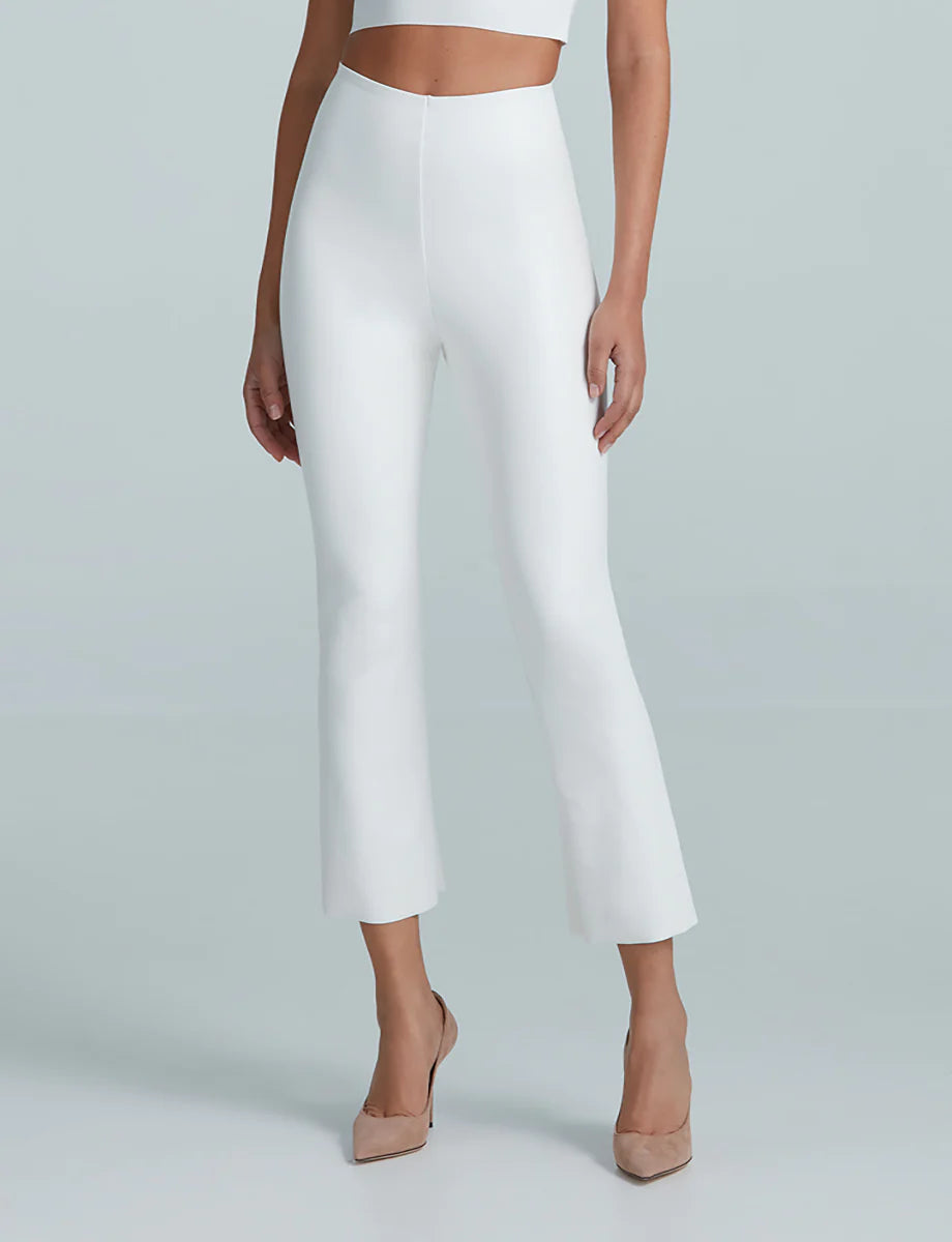 Commando Faux Leather Leggings in White, Trousers and Leggings