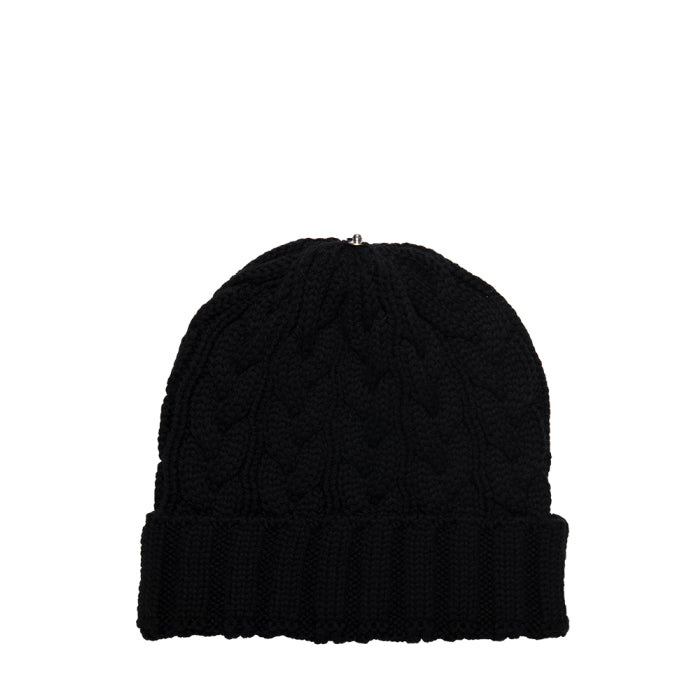 CHARLIE CABLE HAT (BLACK) - LINDO F